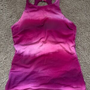 Athleta Fuchsia Ombre Swim Top